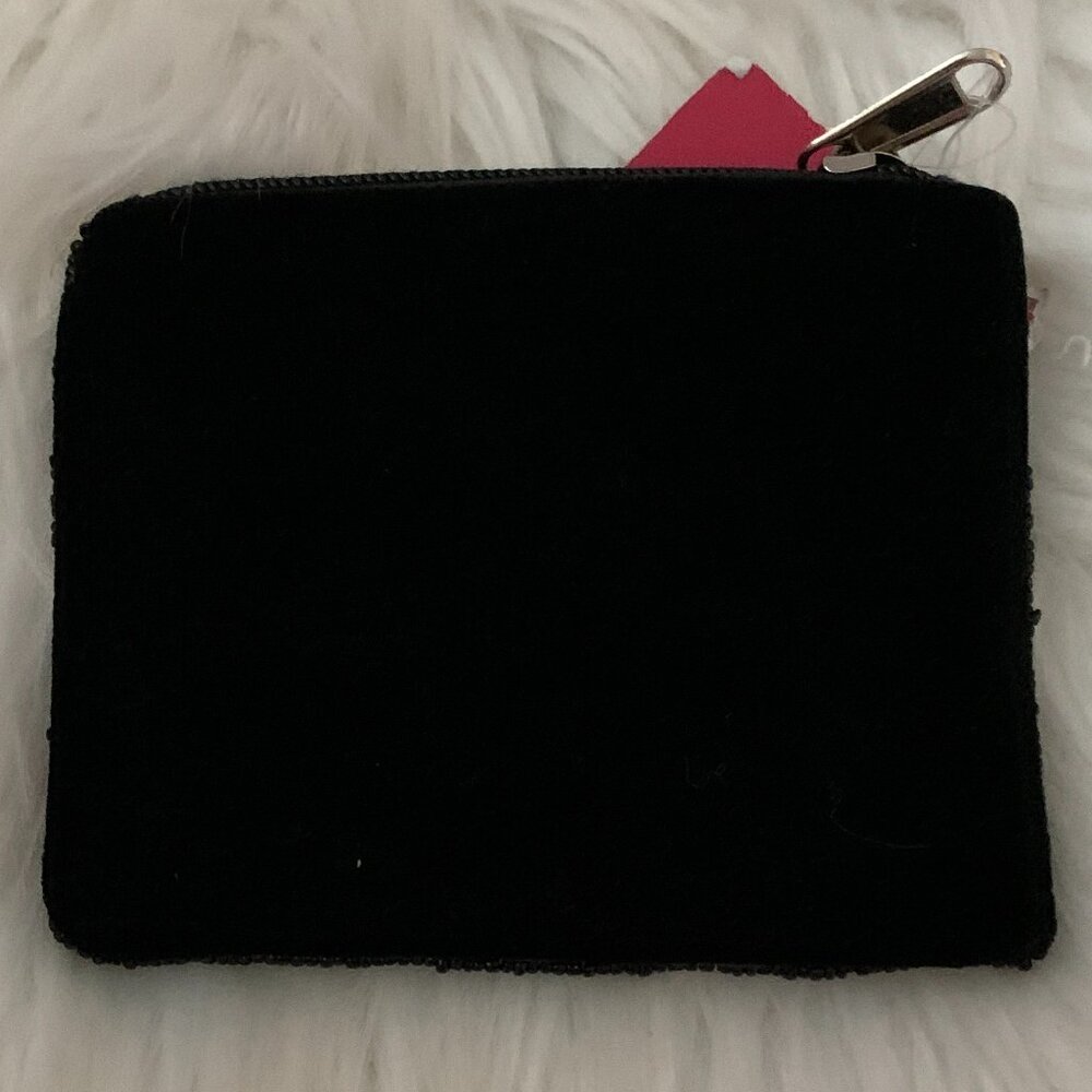 BACCI Gummy Bears Seed Beaded Coin/Card Case in Black - Picture 3 of 4